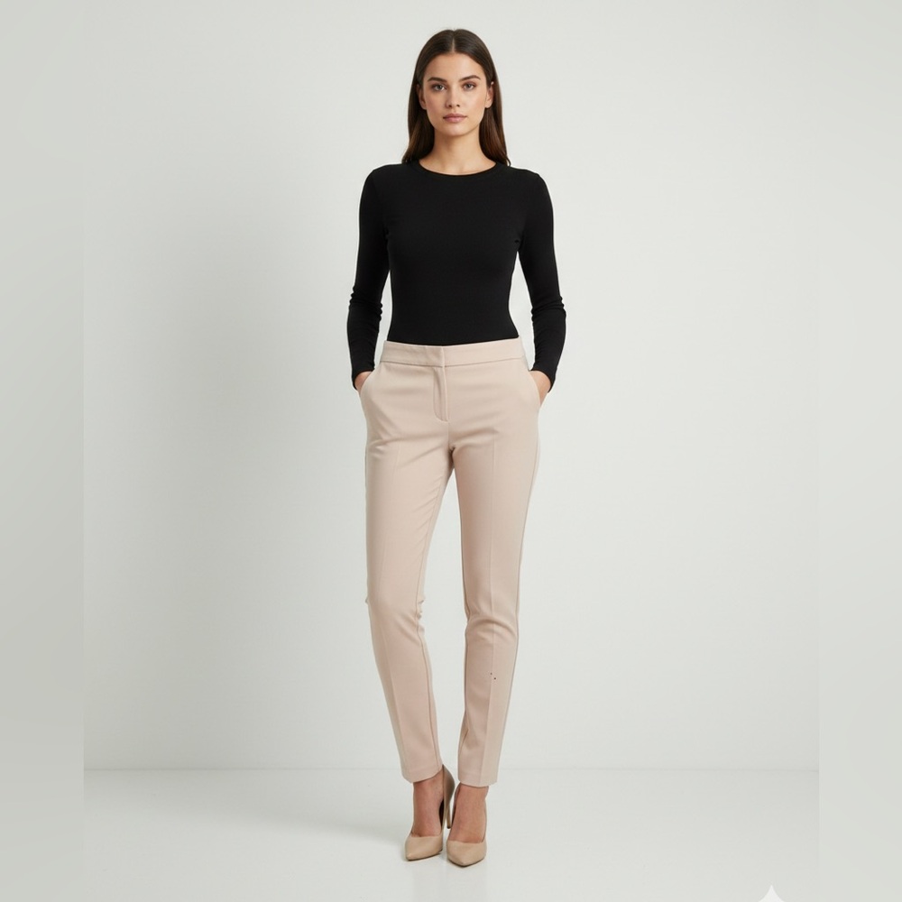 Nanette Lepore Beige Slim Fit Dress Pants - Size 2 -